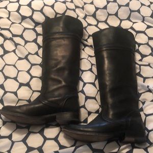 Black Frye Riding Boots